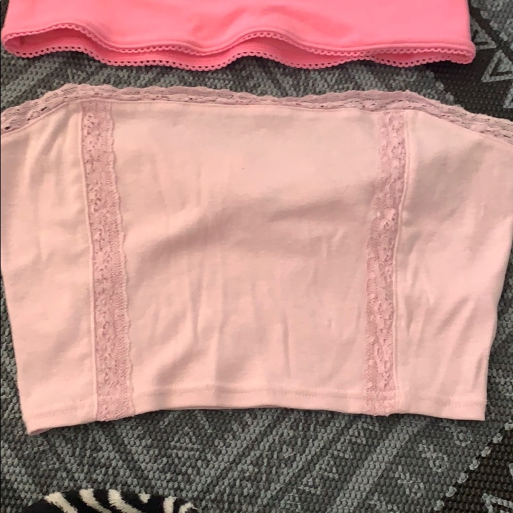 pink tube top from pacsun